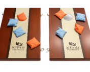 Cornhole Toss Double Boards showing the design